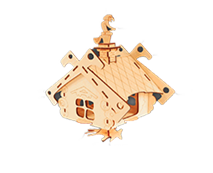 Логотип компании Баба-Яга, производство и продажа деревянных декоративных изделий в Санкт-Петербурге